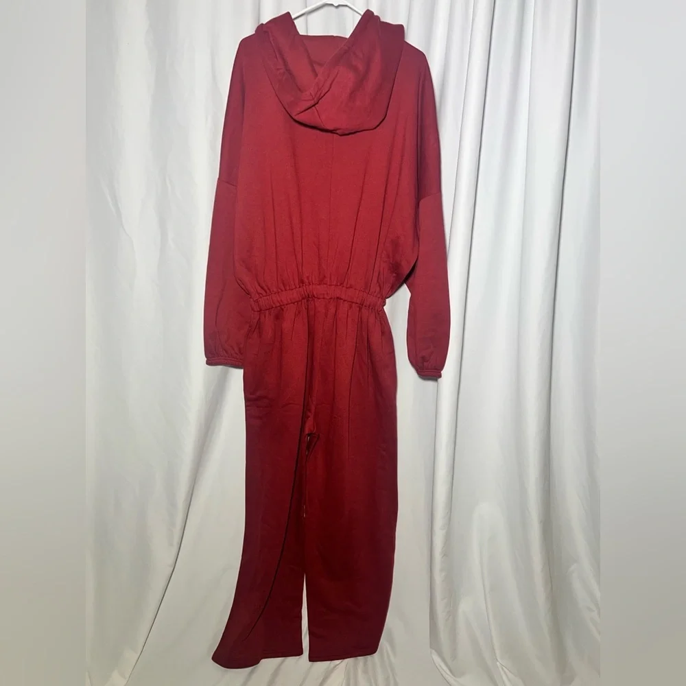 SAVAGE X FENTY ESSENTIAL OVERSIZED CINCHED HOODED JUMPSUIT | XS - Picture 7 of 11